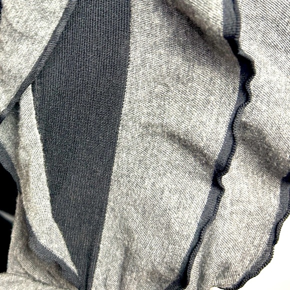 Gray Tiered Mini Dress - Picture 10 of 11